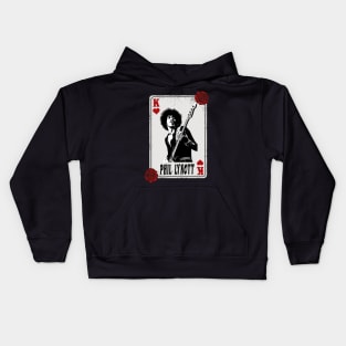 Vintage Card Phil Lynott Kids Hoodie